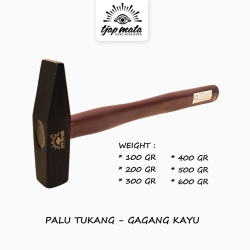 TJAP MATA / CAP MATA Palu Tukang (Gagang Kayu)