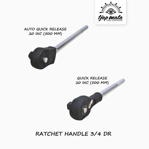 TJAP MATA / CAP MATA Gagang Kunci Sok Rachet / Ratchet 3/4" DR - 20"