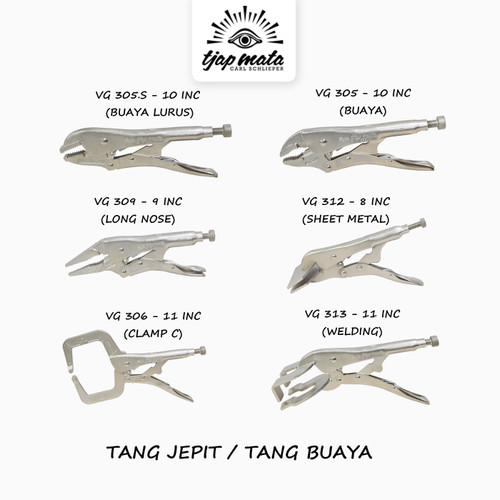 TJAP MATA / CAP MATA Tang Jepit / Tang Buaya / Locking Plier