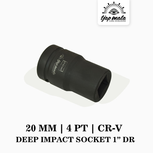 TJAP MATA / CAP MATA Deep Impact Socket 1” DR 20 MM (4 PT) CR - V