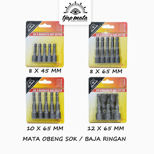 TJAP MATA/CAP MATA Obeng/ Mata Bor Sok Roofing /Baja Ringan