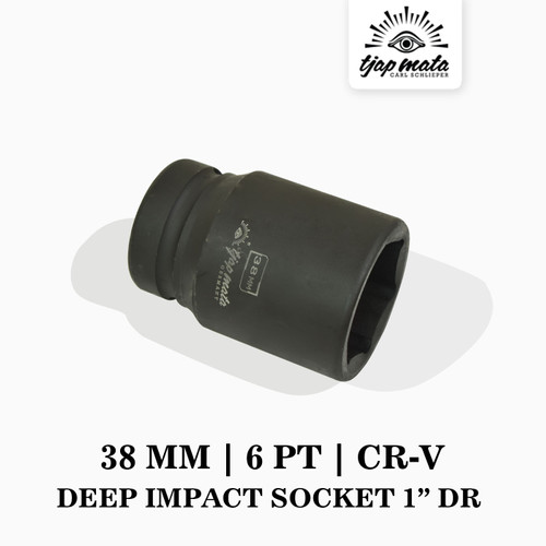 TJAP MATA / CAP MATA Deep Impact Socket 1” DR 38 MM (6 PT) CR - V