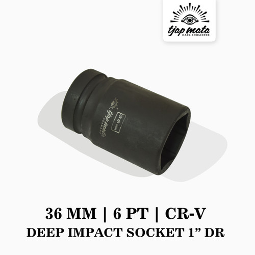 TJAP MATA / CAP MATA Deep Impact Socket 1” DR 36 MM (6 PT) CR - V