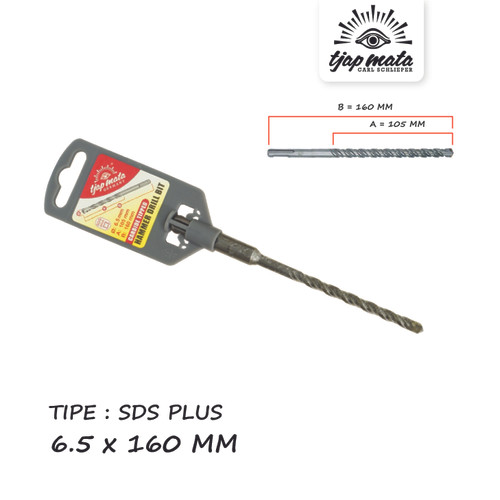 TJAP MATA / CAP MATA Mata Bor Beton / Drill Bits SDS Plus 6.5 X 160 MM