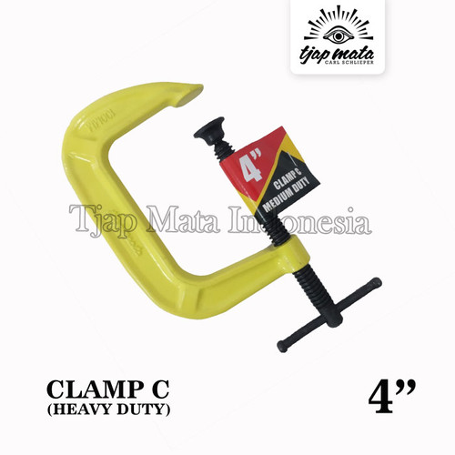 TJAP MATA / CAP MATA Clamp C / G Klem Catok Penjepit 4” Medium Duty