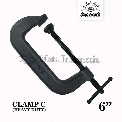 TJAP MATA / CAP MATA Clamp C / G / Klem Catok Penjepit 6” Heavy Duty