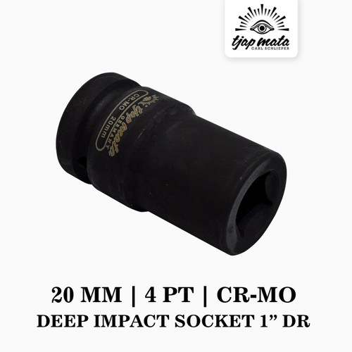 TJAP MATA / CAP MATA Deep Impact Socket 1” DR 20 MM (4 PT) CR - MO