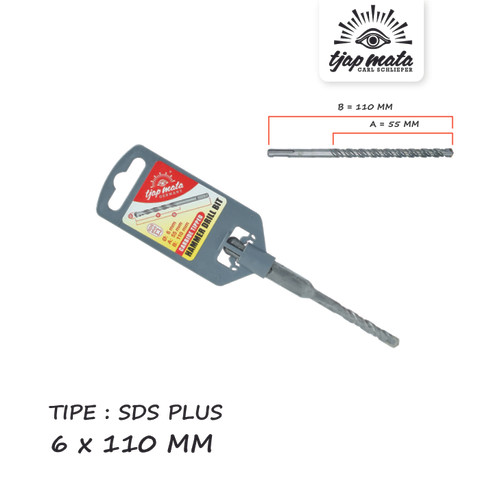 TJAP MATA / CAP MATA Mata Bor Beton / Drill Bits SDS PLUS 6 X 110 MM