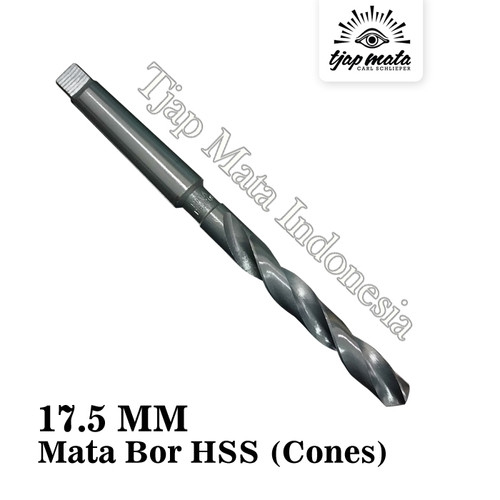 TJAP MATA / CAP MATA Mata Bor Besi / Drill Bits HSS Cones 17.5 MM