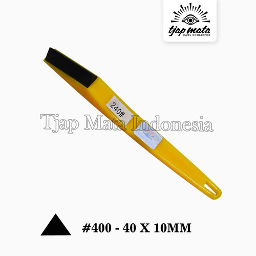 TJAP MATA / CAP MATA Batu Sikat Diamond Segitiga #400 (40X10 MM)