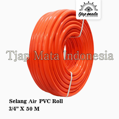 TJAP MATA / CAP MATA Selang Net PVC Roll 3/4" X 50M Orange