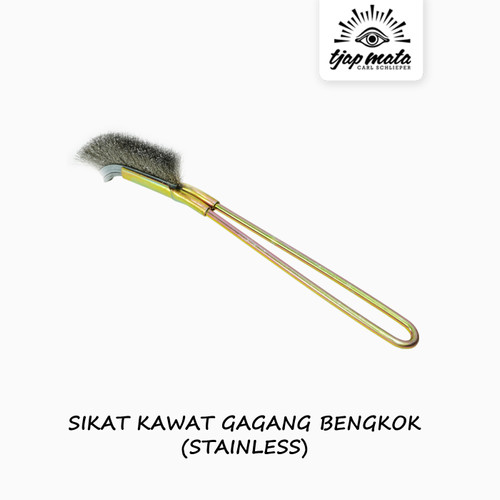 TJAP MATA / CAP MATA Sikat Gagang / Golok / Kawat (Stainless)