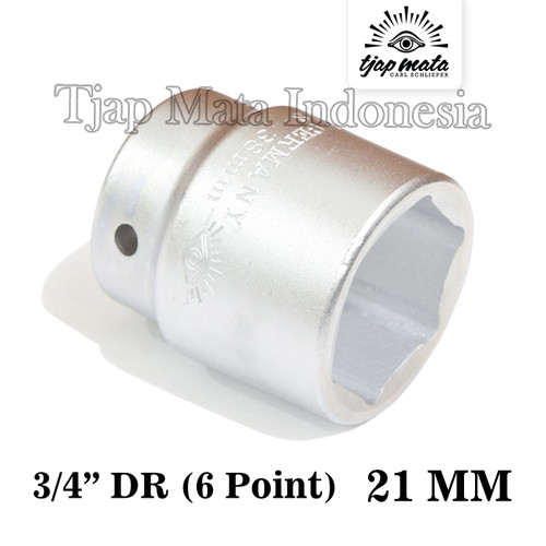 TJAP MATA / CAP MATA Socket 21 MM 3/4" DR - 6 Point