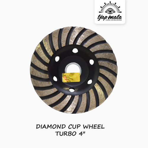 TJAP MATA / CAP MATA Diamond Cup Wheel Turbo 4"