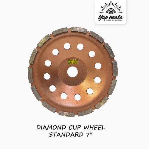 TJAP MATA / CAP MATA Diamond Cup Wheel Standard 7"