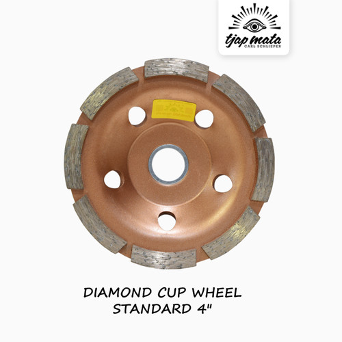 TJAP MATA / CAP MATA Diamond Cup Wheel Standard 4"