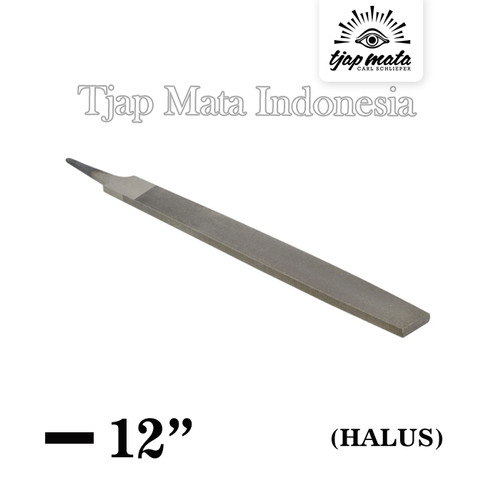 TJAP MATA / CAP MATA Kikir Flat (Halus) 12" Tanpa Gagang