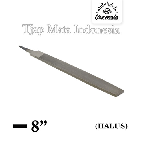 TJAP MATA / CAP MATA Kikir Flat (Halus) 8" Tanpa Gagang