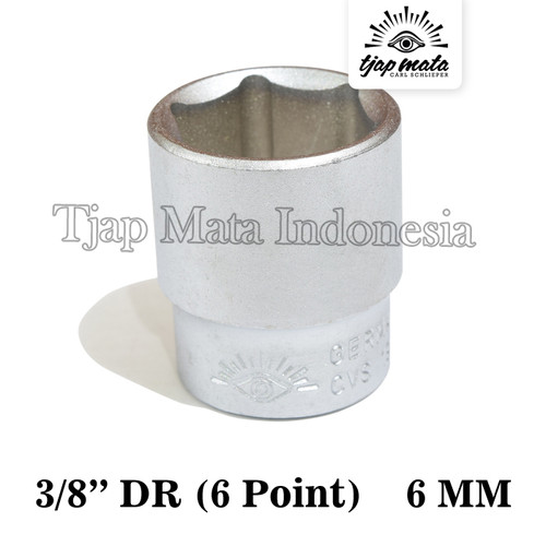 TJAP MATA / CAP MATA Socket 6 MM 3/8" DR - 6 Point