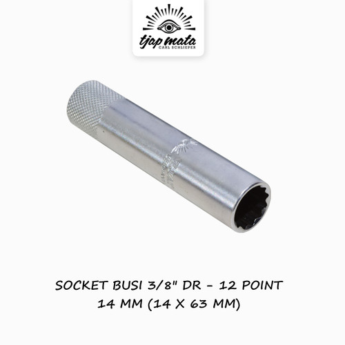 TJAP MATA / CAP MATA Socket Busi 3/8 DR (12 PT) 14 X 63 MM