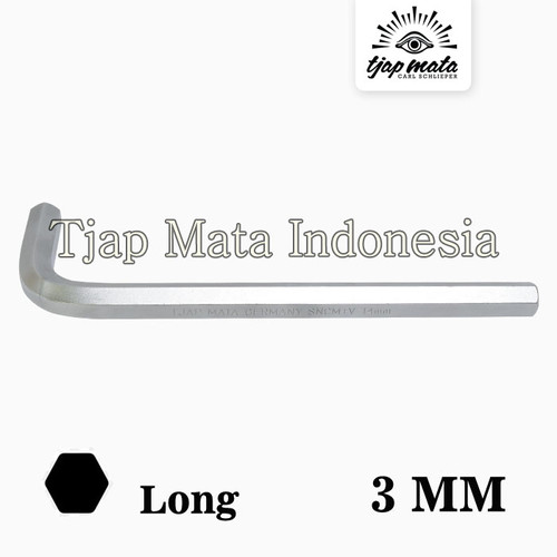 TJAP MATA / CAP MATA Kunci L SNCM - Hexagonal Long 3 MM