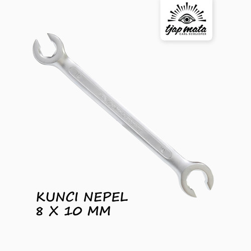 TJAP MATA / CAP MATA Kunci Nepel / Flare Nut Wrench 8 X 10 MM CR-V