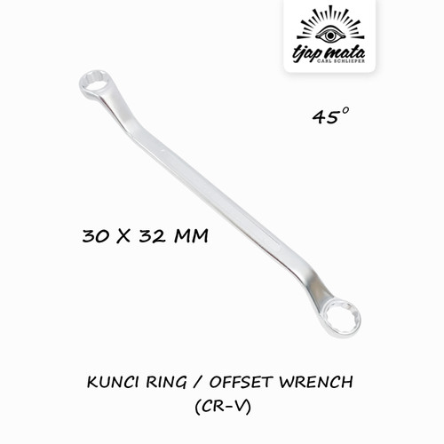 TJAP MATA / CAP MATA Kunci Ring / Offset Wrench 30 X 32 MM CR-V