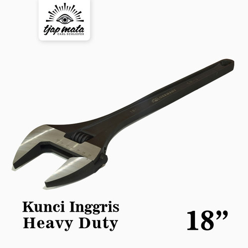 TJAP MATA / CAP MATA Kunci Inggris / Adjustable wrench 18" Heavy Duty