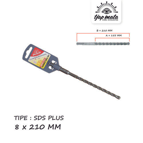 TJAP MATA / CAP MATA Mata Bor Beton / Drill Bits SDS PLUS 8 X 210 MM