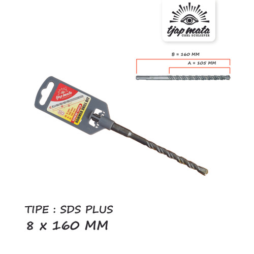 TJAP MATA / CAP MATA Mata Bor Beton / Drill Bits SDS PLUS 8 X 160 MM