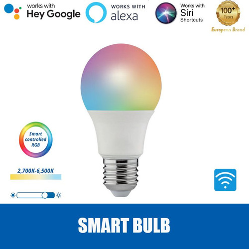 Lampu Smart RGB + Tunable CCT bulb A60 8.5W WIFI