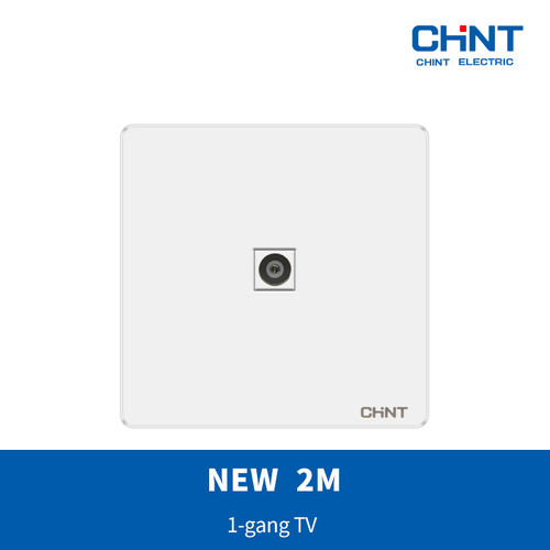 CHINT G NEW2M 1-gang TV end socket/soket TV