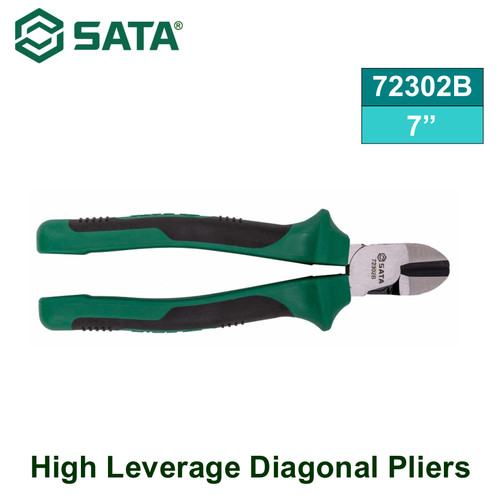 Tang Potong Heavy Duty 7" Sata 72302B High Leverage Diagonal Pliers