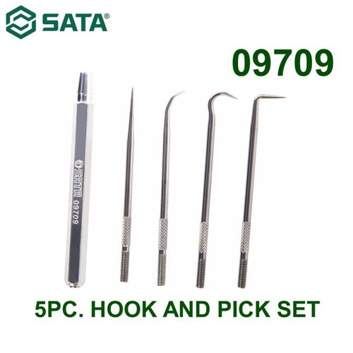 Obeng Cungkil Kiat 5Pcs Hook And Pick Set 09709 Sata Tools