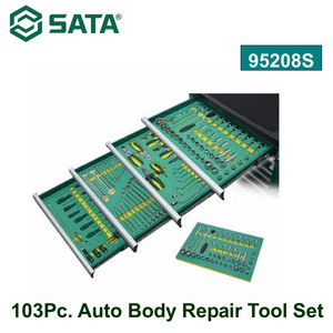 Tool Kit 103 Pcs 95208S Auto Body Repair Tool Set Sata Tools