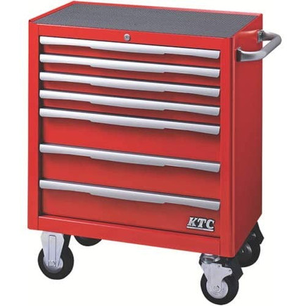 Trolly Toolbox Perkakas 7 Laci KTC EKW-1007R Roller Cabinet 7 Drawers