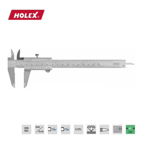 Jangka Sorong 150mm Sigmat Manual Vernier Caliper 410200 150 HOLEX