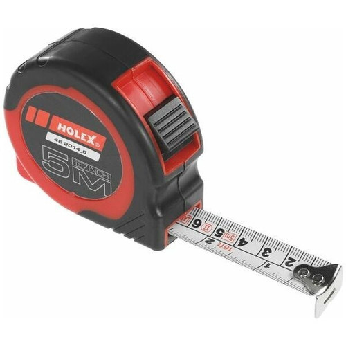 HOLEX Pocket Tape Measure with mm/Inch PN 462014 5 m / Meteran Roll