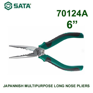 Tang Lancip 6" 70124A Japannish Multipurpose Long Nose Plier Sata Tool