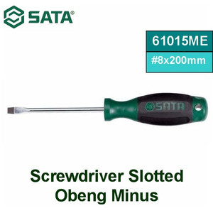 Obeng Minus 8 x 200 mm 61015ME Slotted Screwdrivers Sata Tools