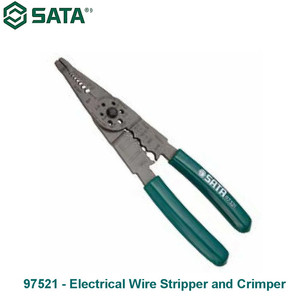 Tang Kupas Kabel 97521 Electrical Wire Stripper And Crimper Sata Tools