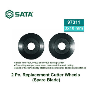 Pisau Pvc Tube Cutter 97311 2Pc Spare Blade 3.0 mm x 18 mm Sata Tools