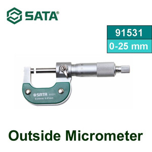 Jangka Sorong 91531 Outside Mircometer 0-25mm Sata Tools