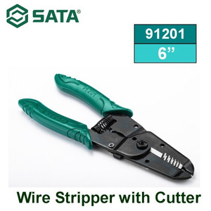 Tang Kupas Kabel 91201 Wire Stripper W/Cutter Pliers 6" Sata Tools