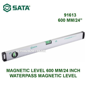 Waterpass Magnetic Level 91613 - Magnetic Level 600mm/24" Sata Tools