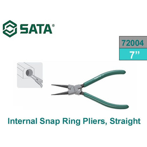 Tang Snap Ring Pliers Internal Close Straight 7" 72004 Sata Tools