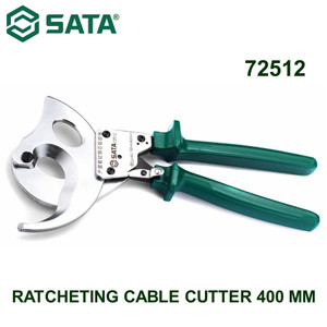 Tang Potong Kabel 72512 - Ratcheting Cable Cutter 400 mm Sata Tools