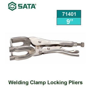 Tang Jepit Las 71401 Welding Clamp Locking Pliers 9" Sata Tools