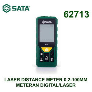 Meteran Digital/Laser 62713 Laser Distance Meter 0.2-100 mm Sata Tools