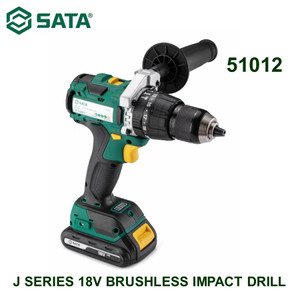 Mesin Bor 51012 J Series 18V Li-Ion Brushless Impact Drill Sata Tools